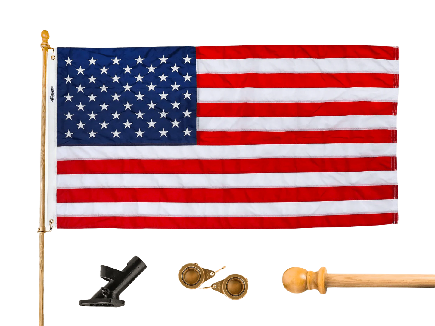 3X5 American Flag Set